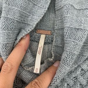 Free people sweater dress, with chunky collar